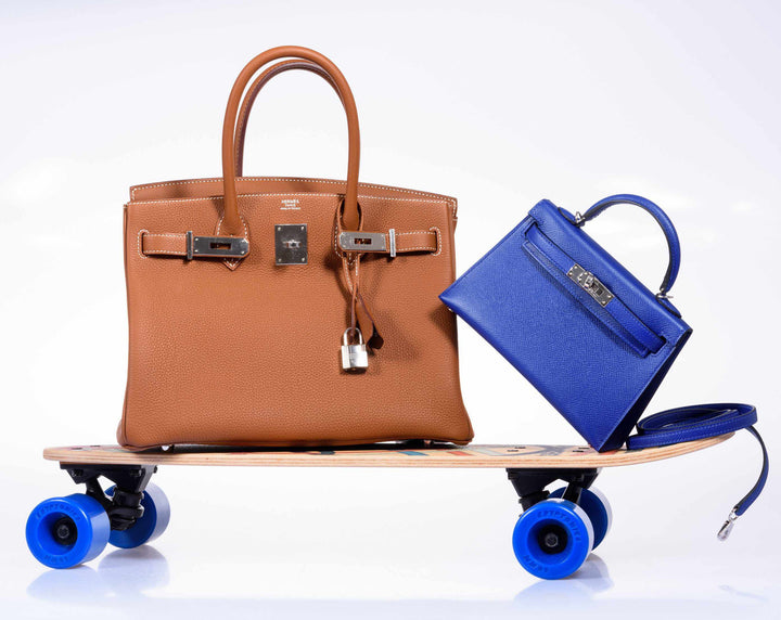 Top quality Hermes Birkin 30 Gold Togo Palladium Hardware