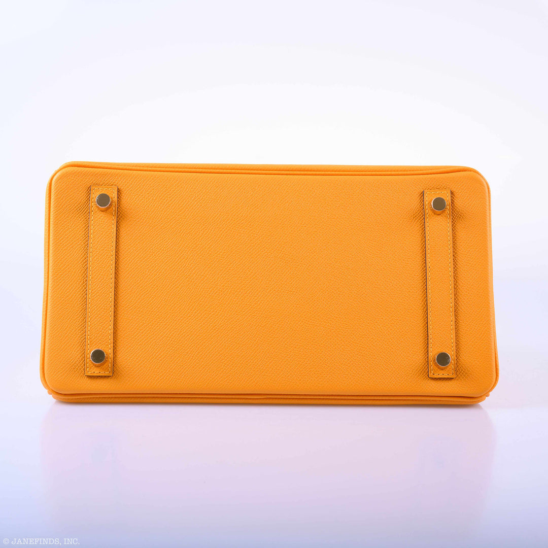 Top quality Hermes Birkin 30 HSS Jaune d'Or & Gris Mouette Epsom Palladium Hardware - 2019