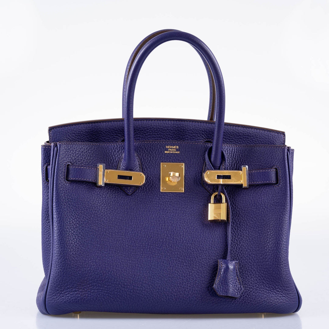 Top quality Hermes Birkin 30 Iris Togo with Gold Hardware