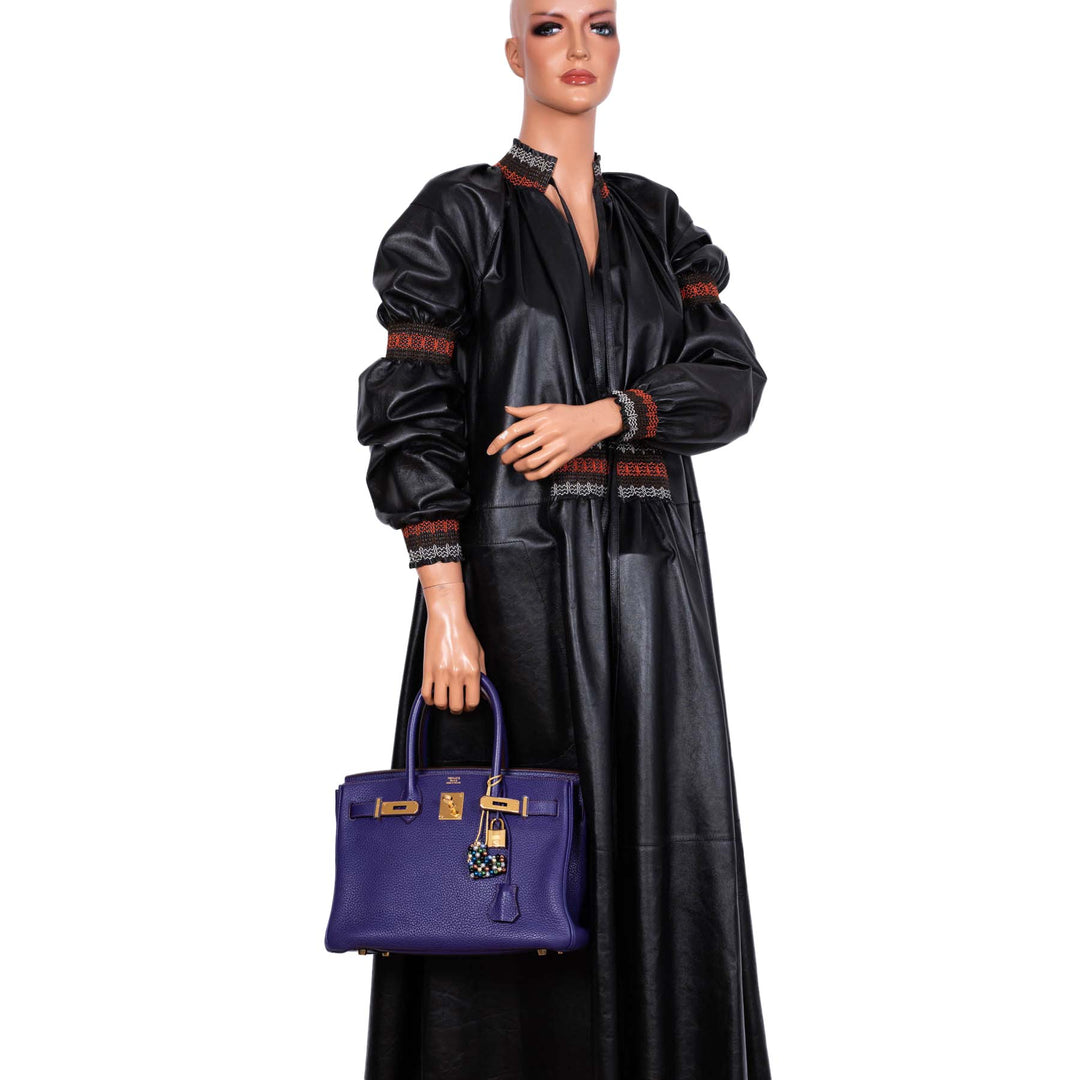 Top quality Hermes Birkin 30 Iris Togo with Gold Hardware