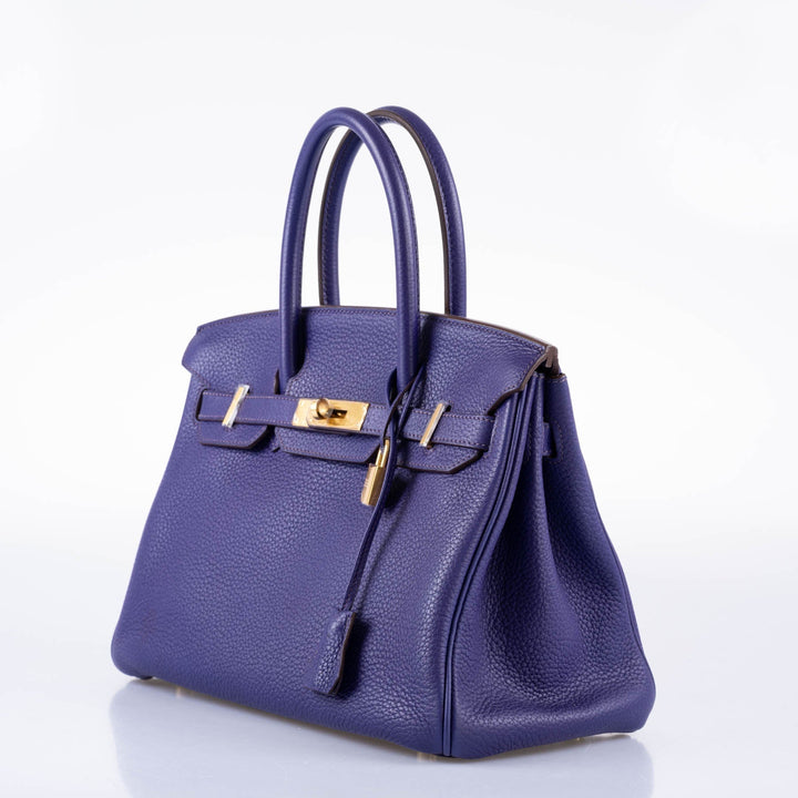Top quality Hermes Birkin 30 Iris Togo with Gold Hardware
