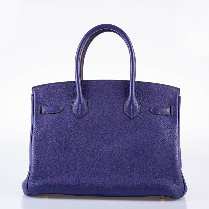 Top quality Hermes Birkin 30 Iris Togo with Gold Hardware