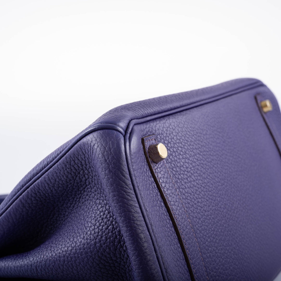 Top quality Hermes Birkin 30 Iris Togo with Gold Hardware