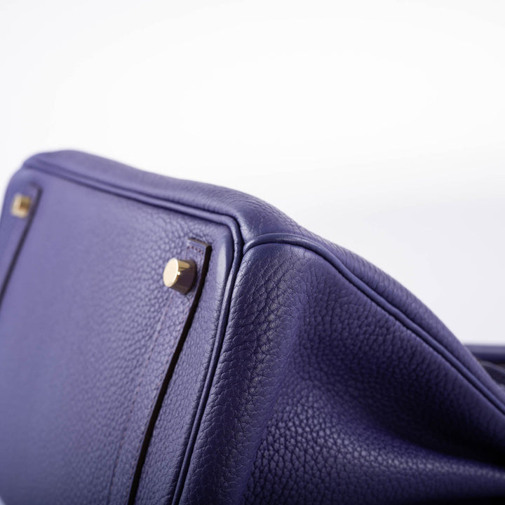 Top quality Hermes Birkin 30 Iris Togo with Gold Hardware