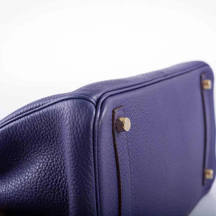 Top quality Hermes Birkin 30 Iris Togo with Gold Hardware
