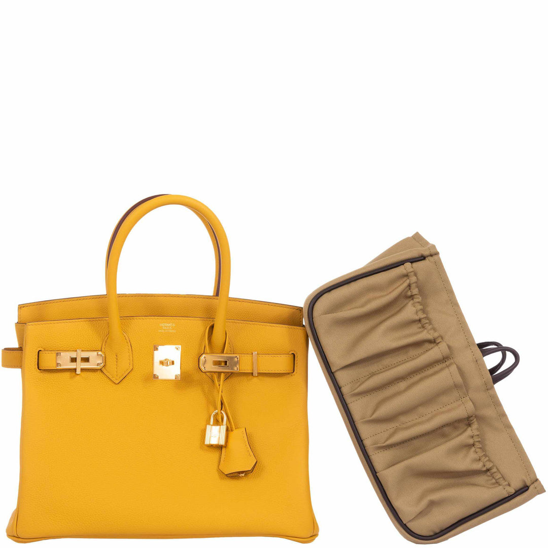 Top quality Hermes Birkin 30 Jaune Ambre Togo Gold Hardware