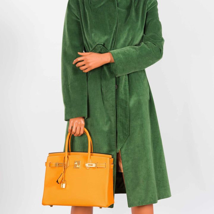 Top quality Hermes Birkin 30 Jaune D'Or & Blue Marine Epsom Palladium Hardware