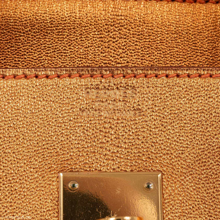 Top quality Hermes Birkin 30 Metallic Bronze Chevre Gold Hardware - Limited Edition