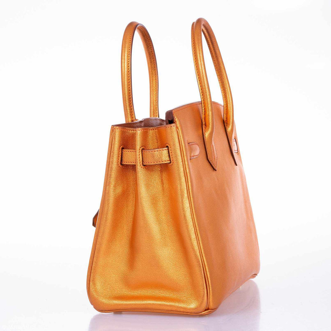 Top quality Hermes Birkin 30 Metallic Bronze Chevre Gold Hardware - Limited Edition