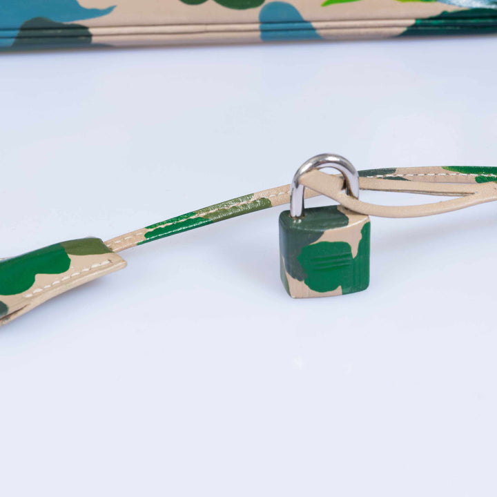 Top quality Hermes Birkin 30 Parchment Box Camouflage Palladium Hardware * JaneFinds Custom Shop