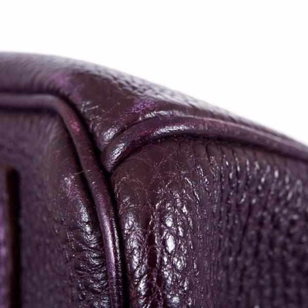 Top quality Hermes Birkin 30 Raisin Palladium Hardware