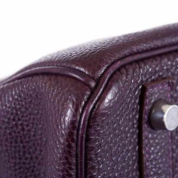 Top quality Hermes Birkin 30 Raisin Palladium Hardware