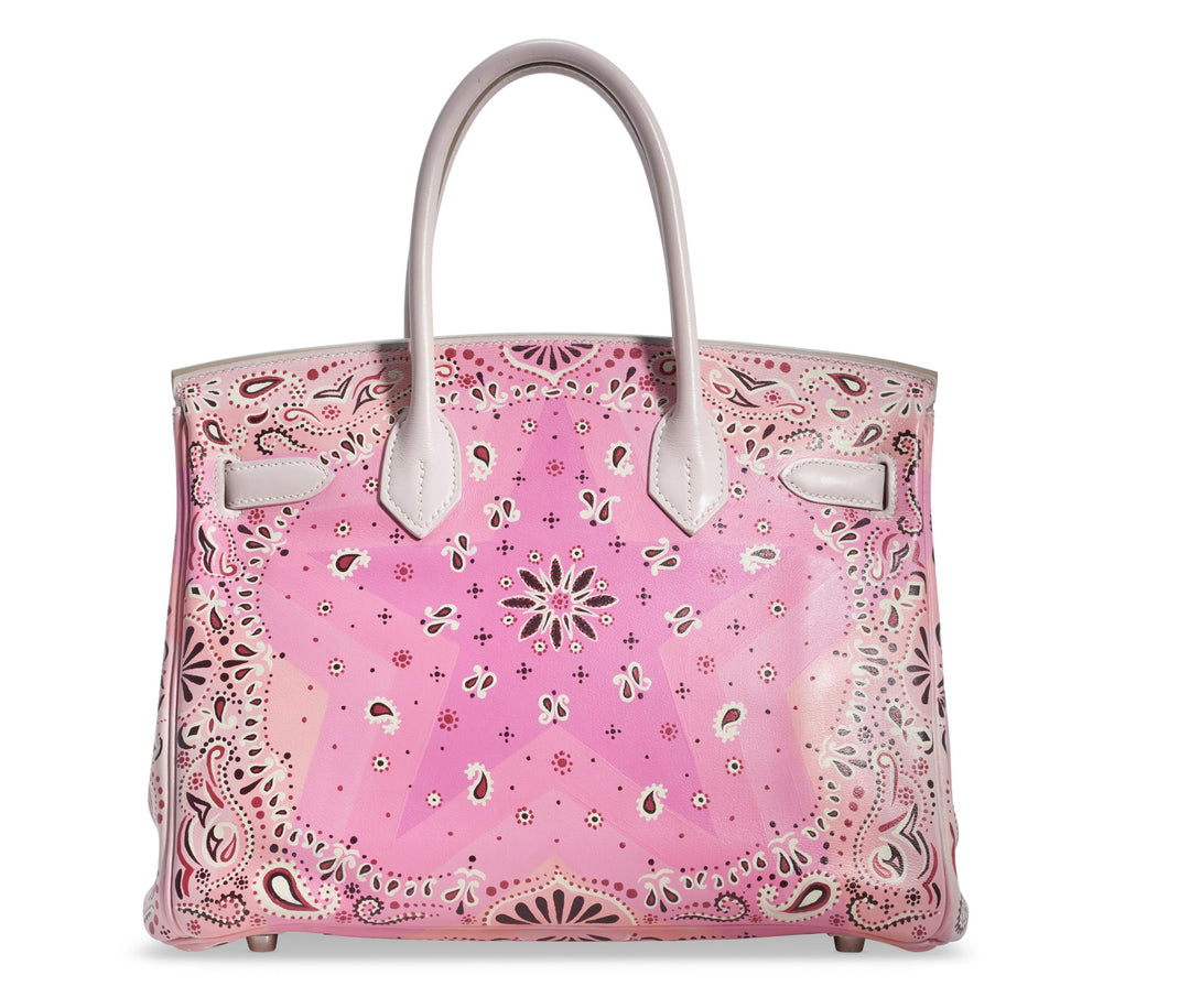 Top quality Hermes Birkin 30 Rose Dragée Painted Swift Palladium Hardware * JaneFinds Custom Shop