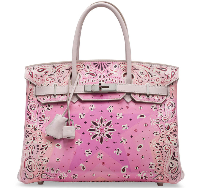Top quality Hermes Birkin 30 Rose Dragée Painted Swift Palladium Hardware * JaneFinds Custom Shop