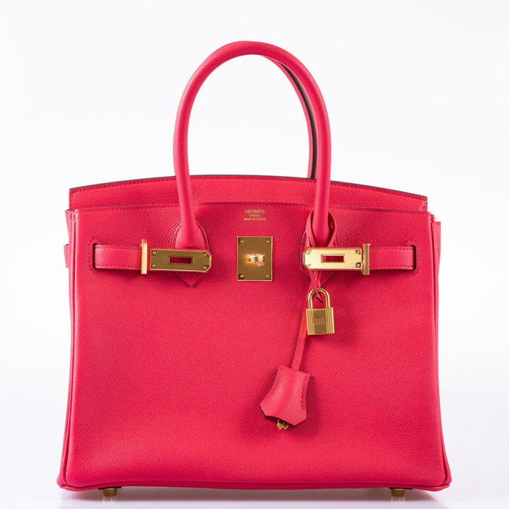 Top quality Hermes Birkin 30 Rose Extreme Epsom Gold Hardware - 2020, Y