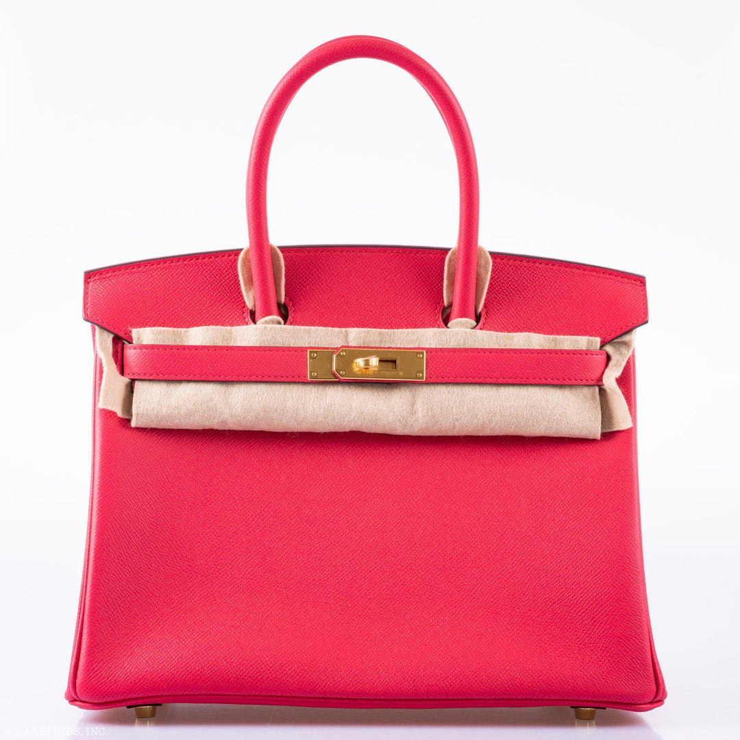 Top quality Hermes Birkin 30 Rose Extreme Epsom Gold Hardware - 2020, Y