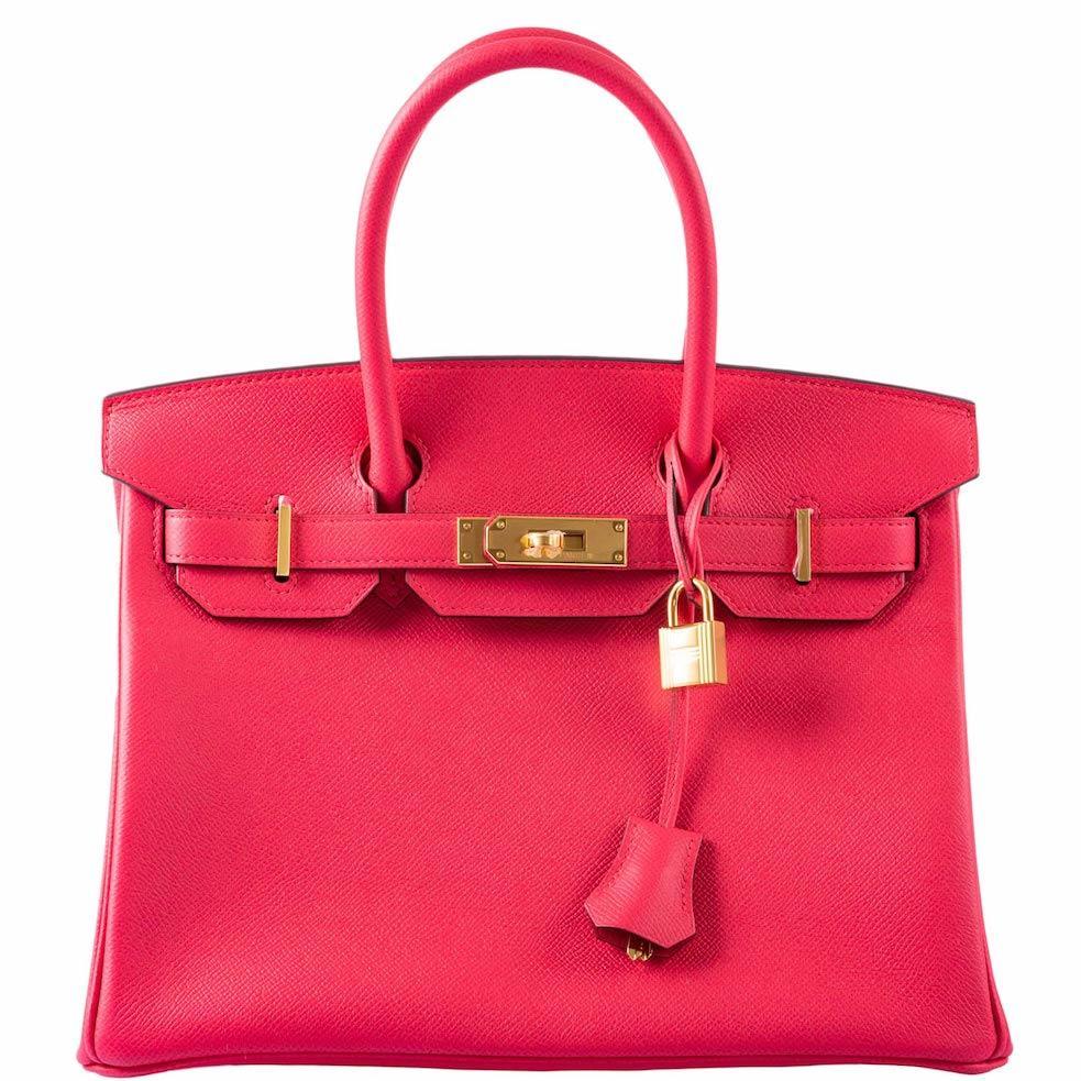 Top quality Hermes Birkin 30 Rose Extreme Epsom Gold Hardware - 2020, Y