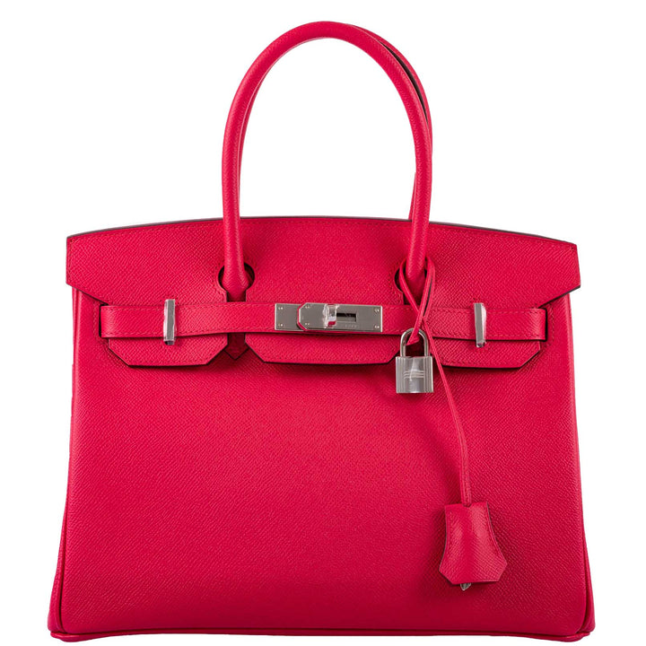 Top quality Hermes Birkin 30 Rose Extreme Epsom Palladium Hardware - 2020, Y