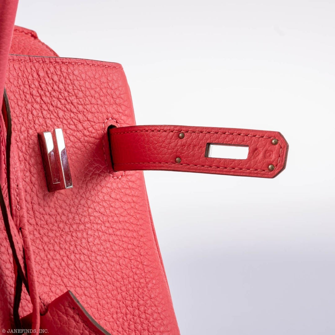 Top quality Hermes Birkin 30 Rose Lipstick Togo Palladium Hardware - 2013, Q Square