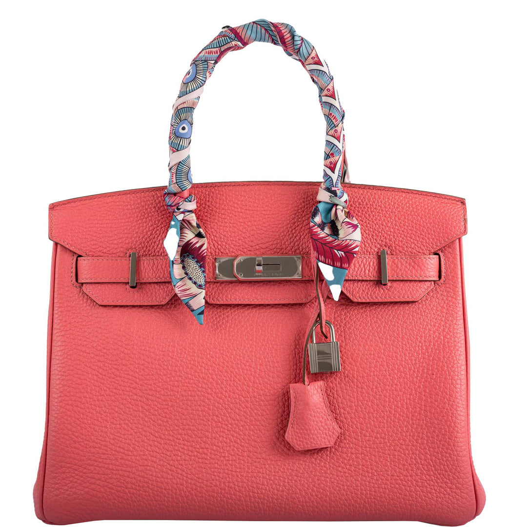 Hermes Birkin 30 Rose Lipstick Togo Palladium Hardware - 2013, Q Square