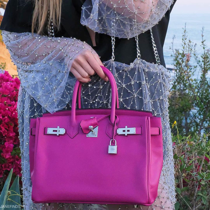 Top quality Hermes Birkin 30 Rose Pourpre Epsom with Palladium Hardware