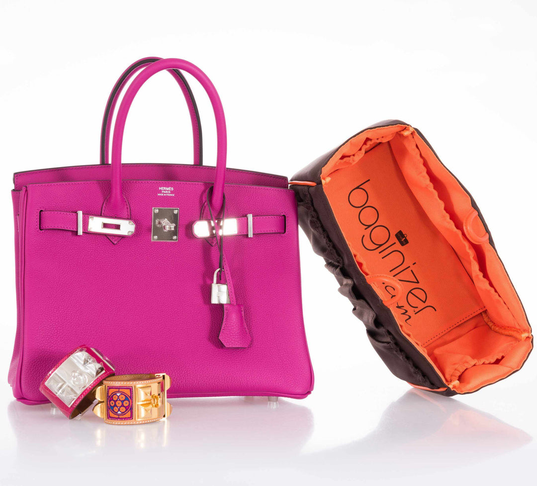 Hermes Birkin 30 Rose Pourpre Togo Palladium Hardware