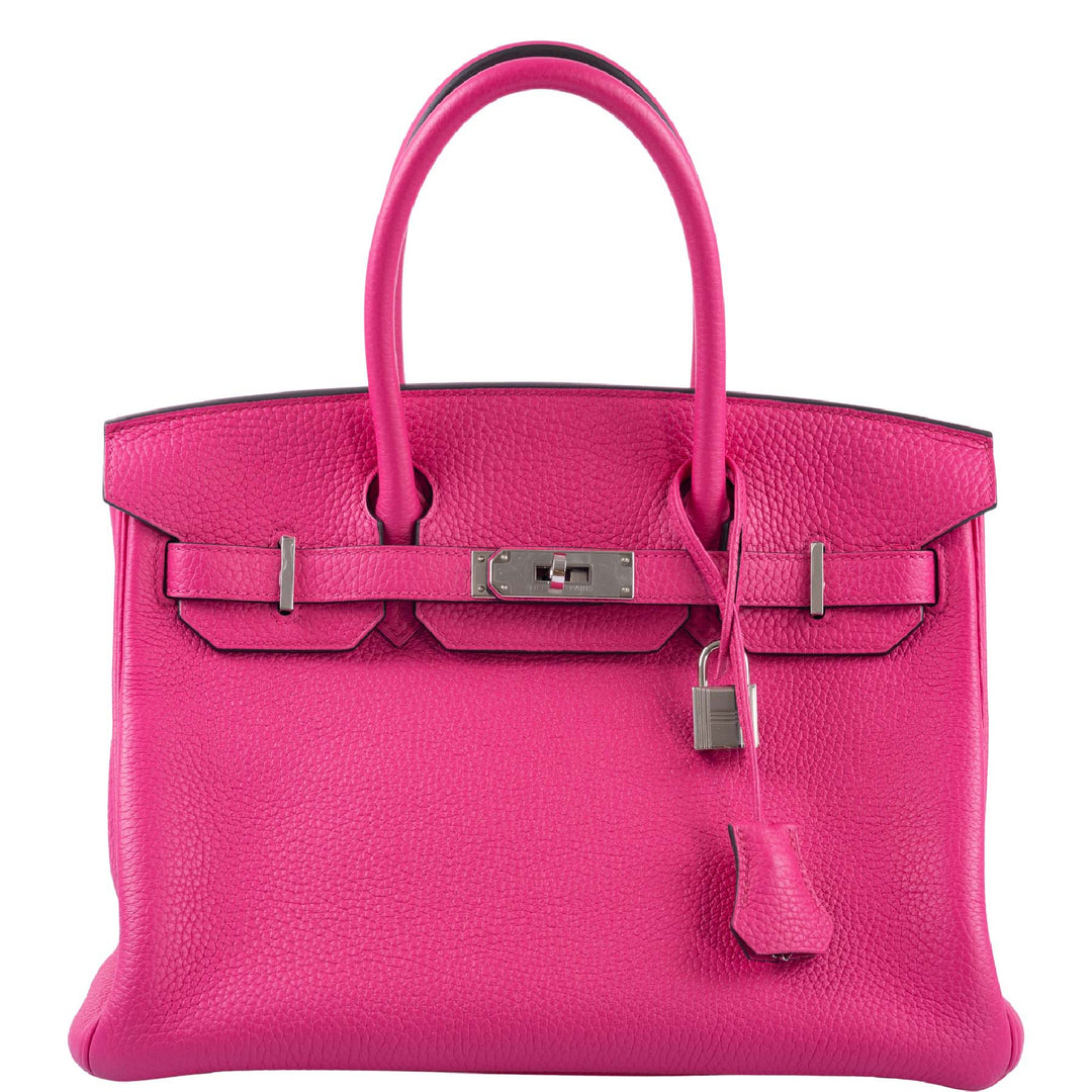 Top quality Hermes Birkin 30 Rose Shocking Togo Palladium Hardware