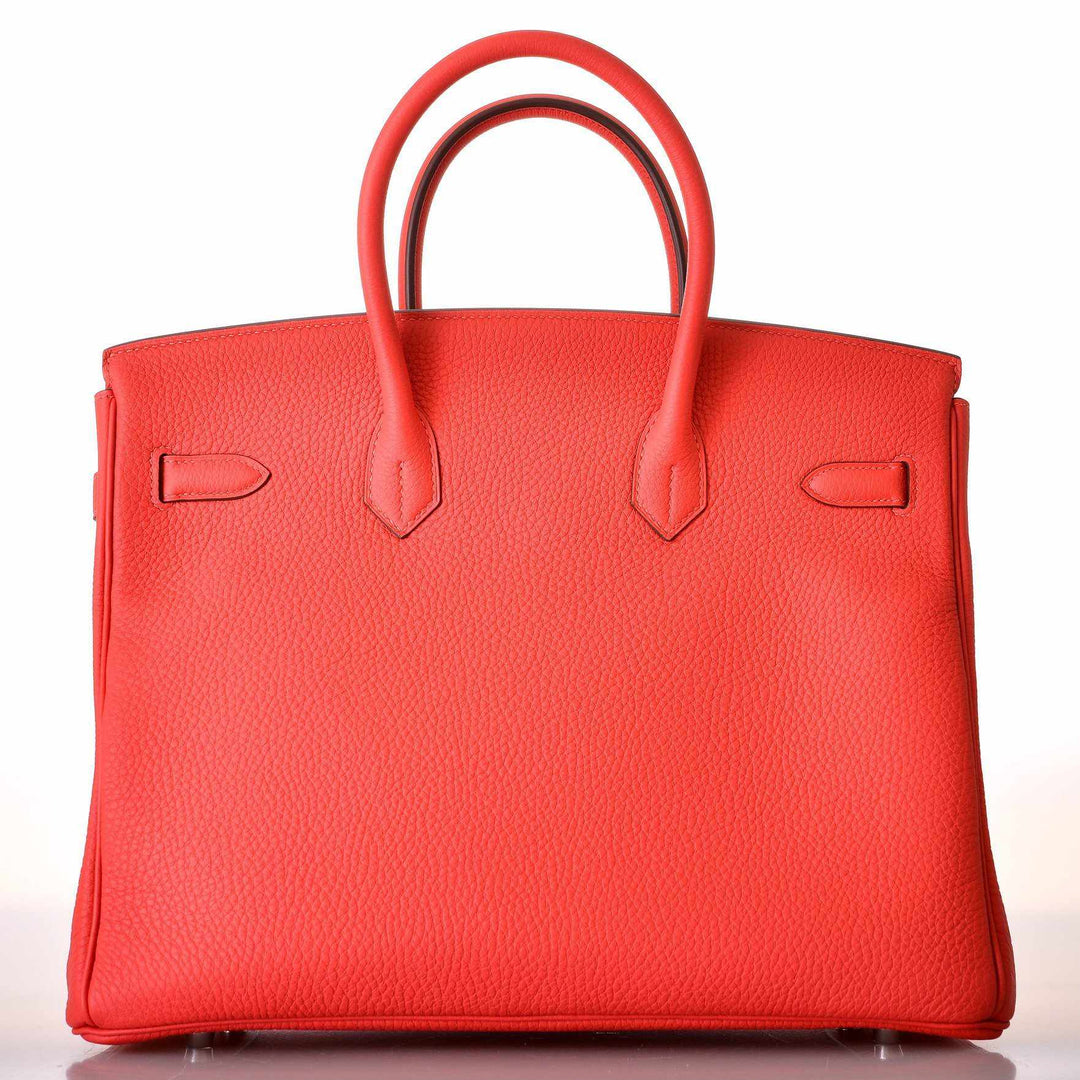 Top quality Hermes Birkin 30 Rouge Pivoine Clemence Palladium Hardware