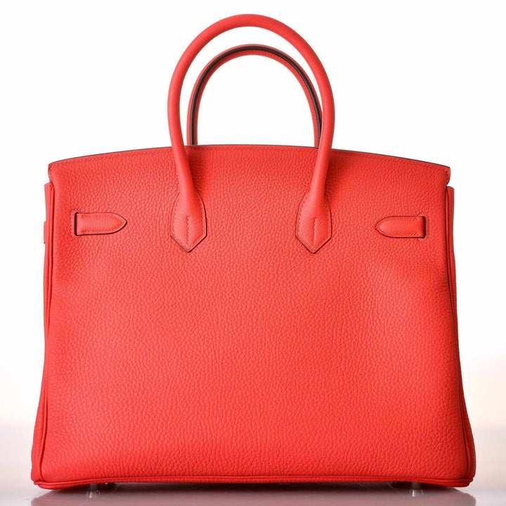 Top quality Hermes Birkin 30 Rouge Pivoine Clemence Palladium Hardware