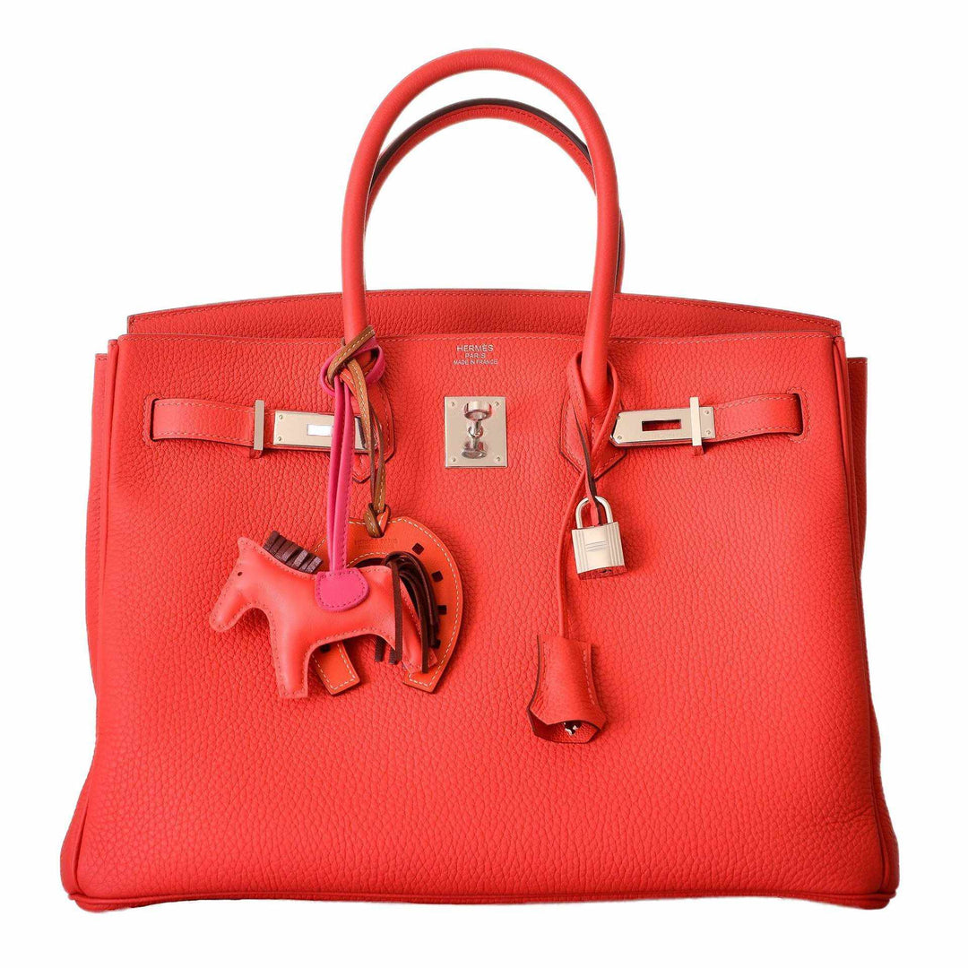 Hermes Birkin 30 Rouge Pivoine Clemence Palladium Hardware