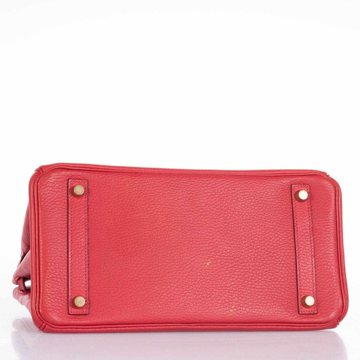 Top quality Hermes Birkin 30 Rouge Vif Ardennes Gold Hardware - 2001, E Square