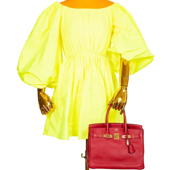 Hermes Birkin 30 Rouge Vif Swift with Gold Hardware