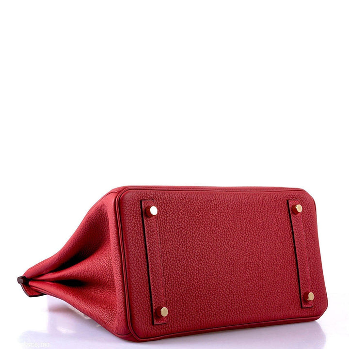 Top quality Hermes Birkin 30 Rouge Vif Togo Gold Hardware - 2020, Y