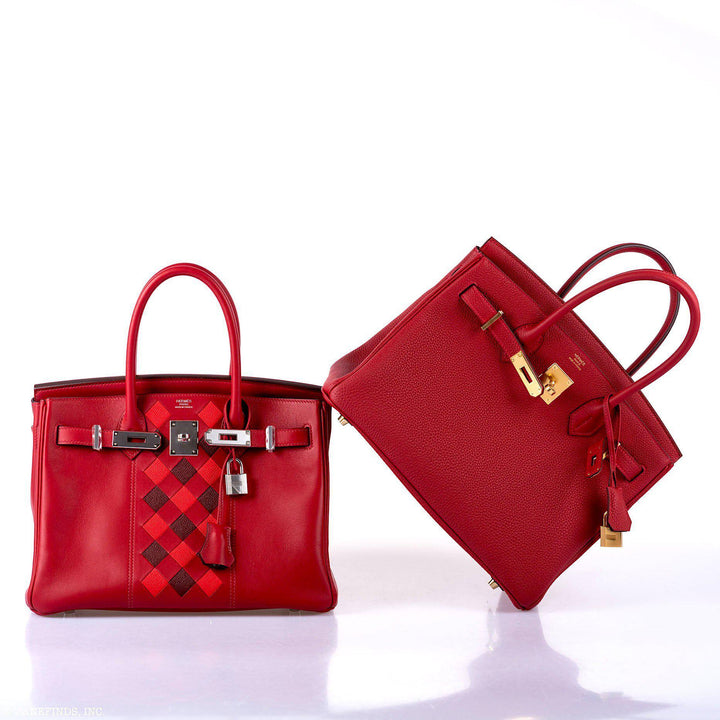 Top quality Hermes Birkin 30 Rouge Vif Togo Gold Hardware - 2020, Y