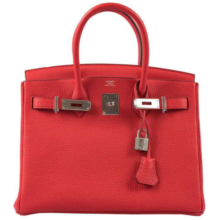 Hermes Birkin 30 Rouge de Coeur Togo Palladium Hardware