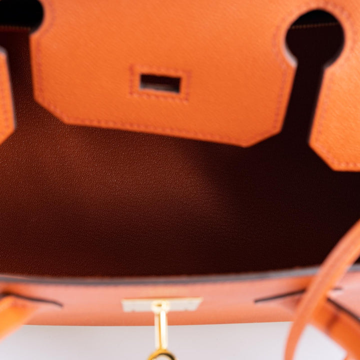 Hermes Birkin 30 Sellier Terre Battue Epsom Leather Gold Hardware