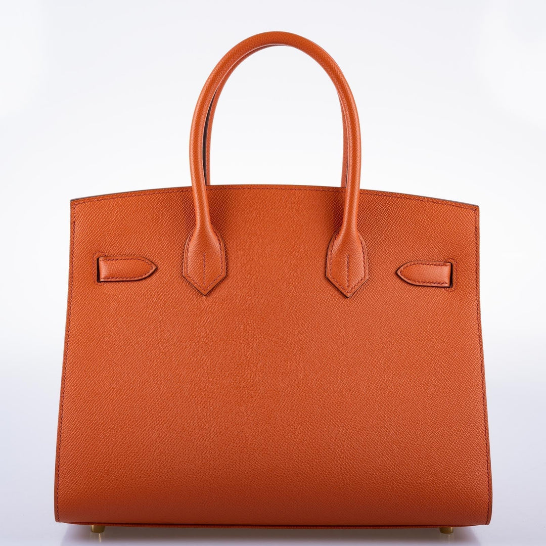 Hermes Birkin 30 Sellier Terre Battue Epsom Leather Gold Hardware