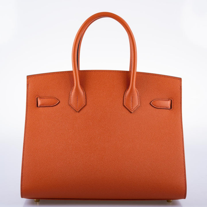 Hermes Birkin 30 Sellier Terre Battue Epsom Leather Gold Hardware