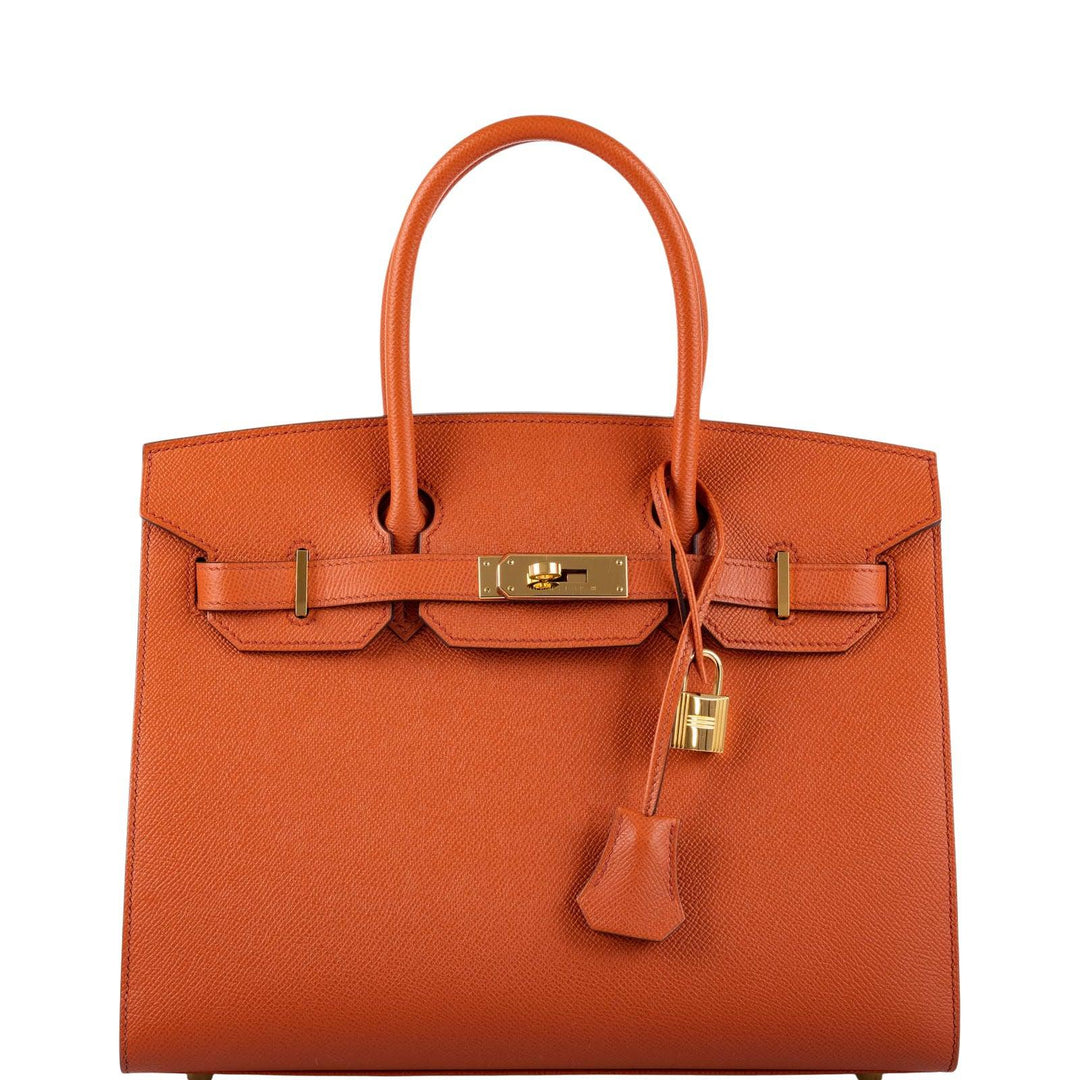Hermes Birkin 30 Sellier Terre Battue Epsom Leather Gold Hardware