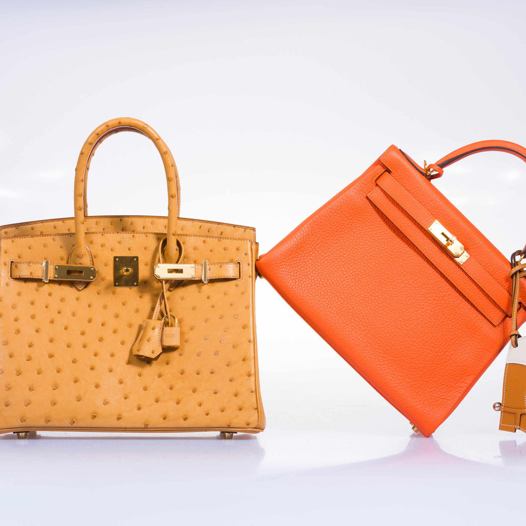 Top quality Hermes Birkin 30 Tabac Camel Ostrich Gold Hardware