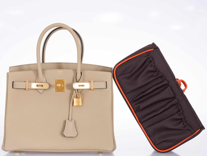Top quality Hermes Birkin 30 Trench Togo Gold Hardware