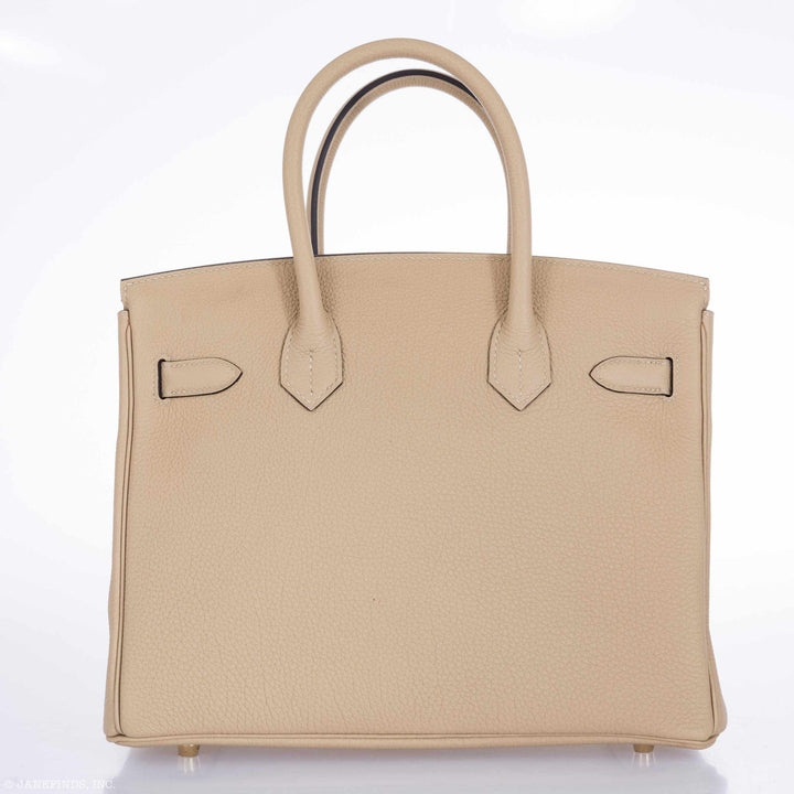 Top quality Hermes Birkin 30 Trench Togo Gold Hardware