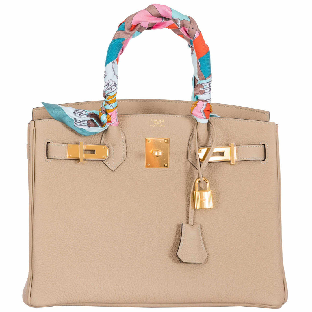 Top quality Hermes Birkin 30 Trench Togo Gold Hardware