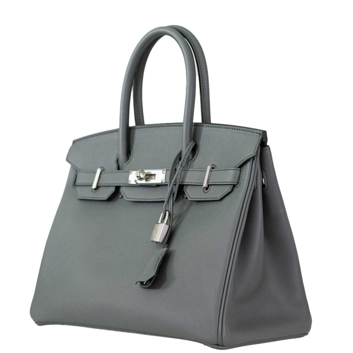 Top quality Hermes Birkin 30 Vert Amande Epsom with Palladium Hardware - 2019, D