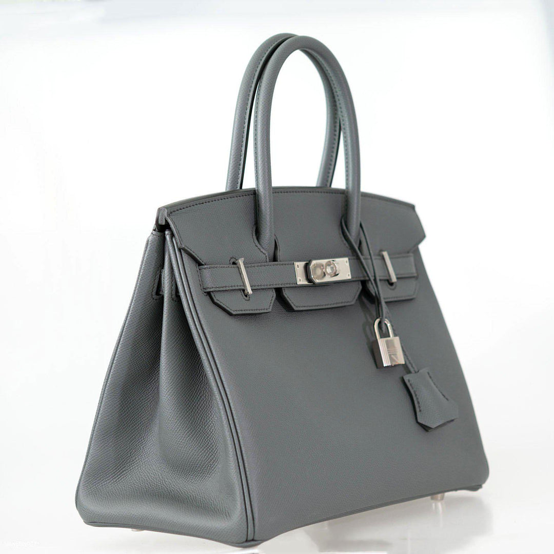 Top quality Hermes Birkin 30 Vert Amande Epsom with Palladium Hardware - 2019, D