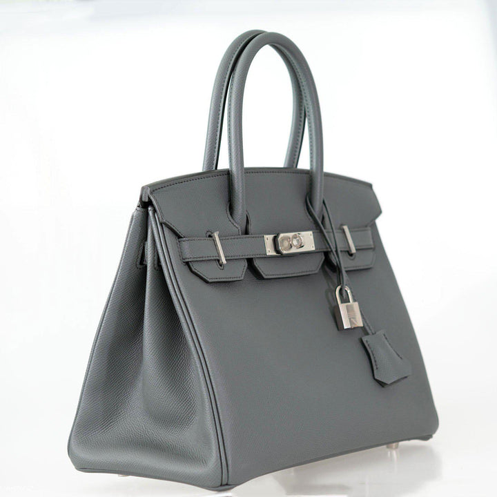 Top quality Hermes Birkin 30 Vert Amande Epsom with Palladium Hardware - 2019, D