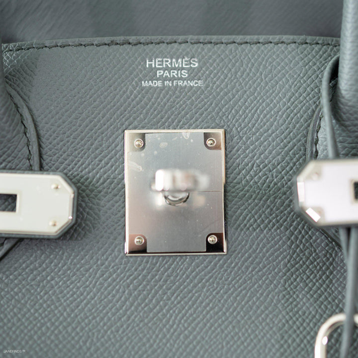 Top quality Hermes Birkin 30 Vert Amande Epsom with Palladium Hardware - 2019, D