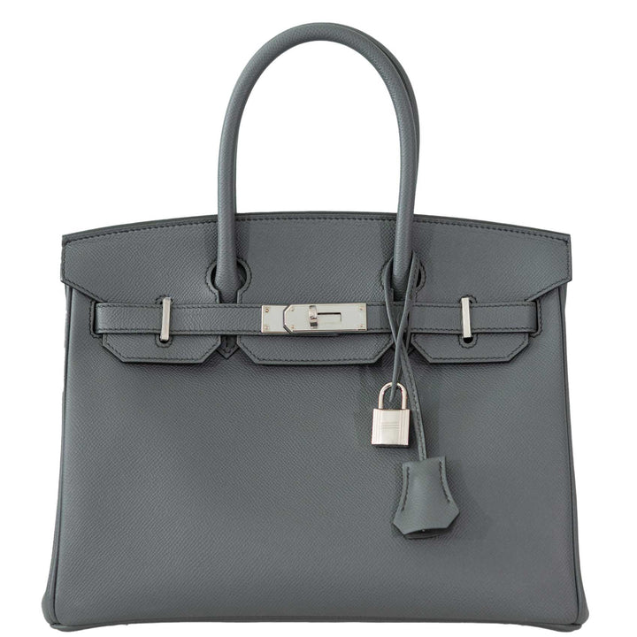 Top quality Hermes Birkin 30 Vert Amande Epsom with Palladium Hardware - 2019, D