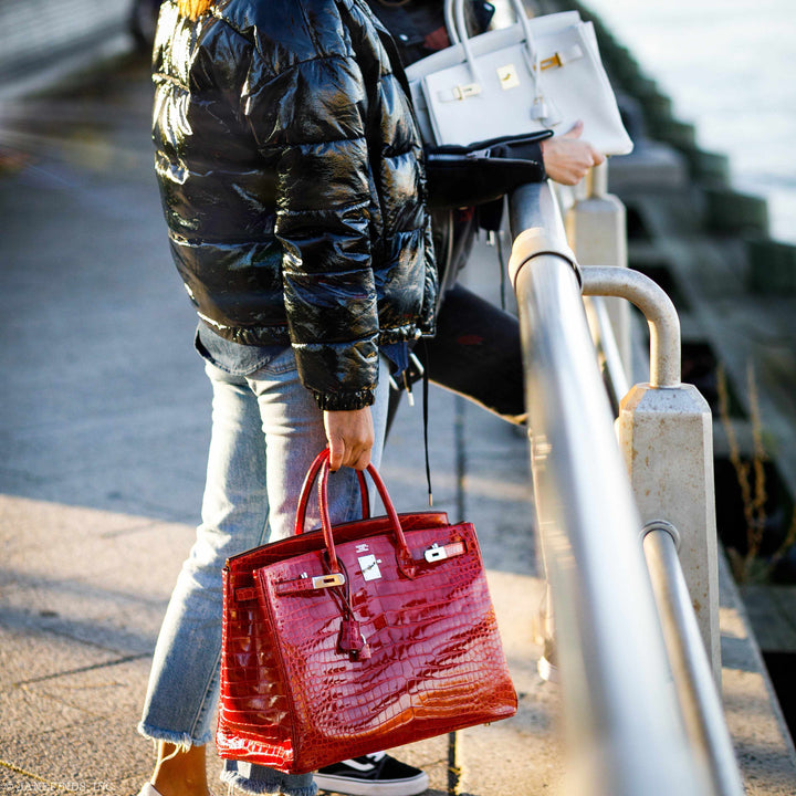 Top quality Hermes Birkin 30 White Clemence Gold Hardware