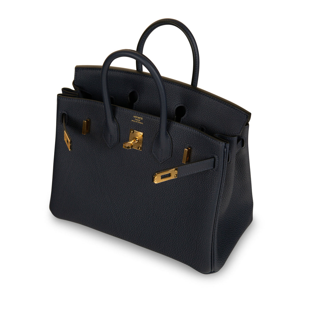 Birkin 25 - Blue Nuit Togo - GHW